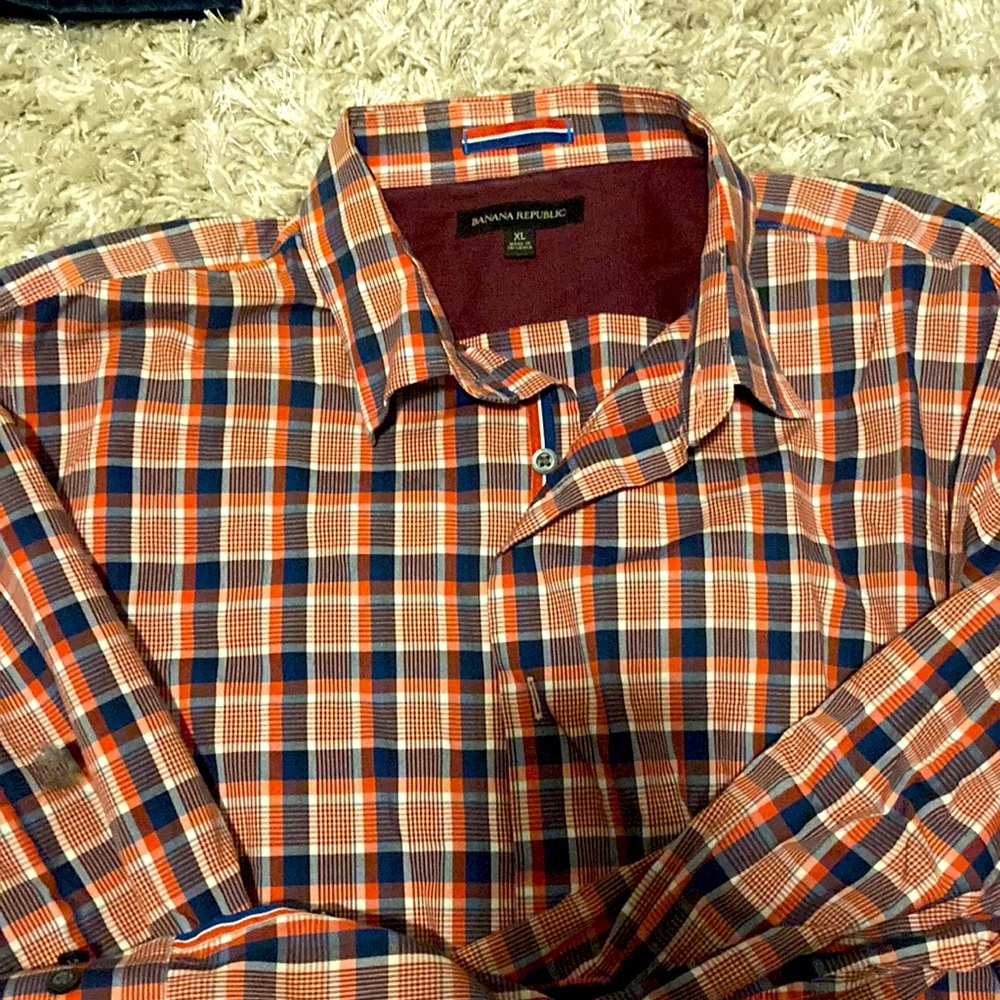 Banana Republic king sleeve dress shirt